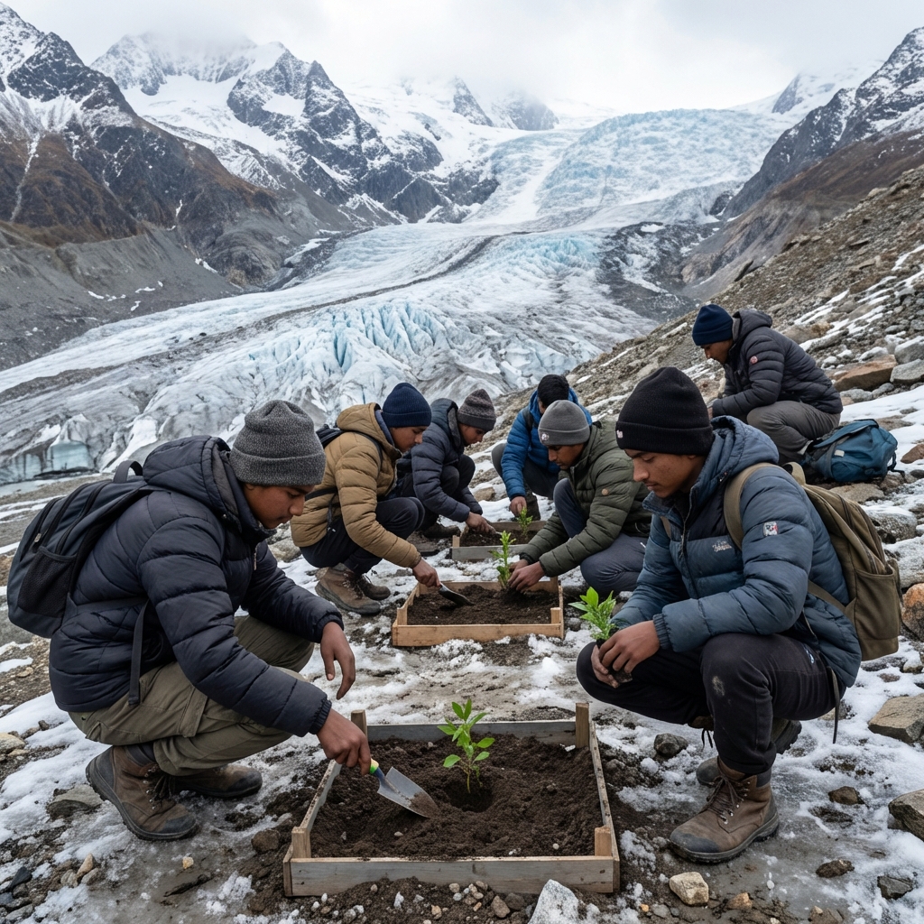 Glacier Revegetation